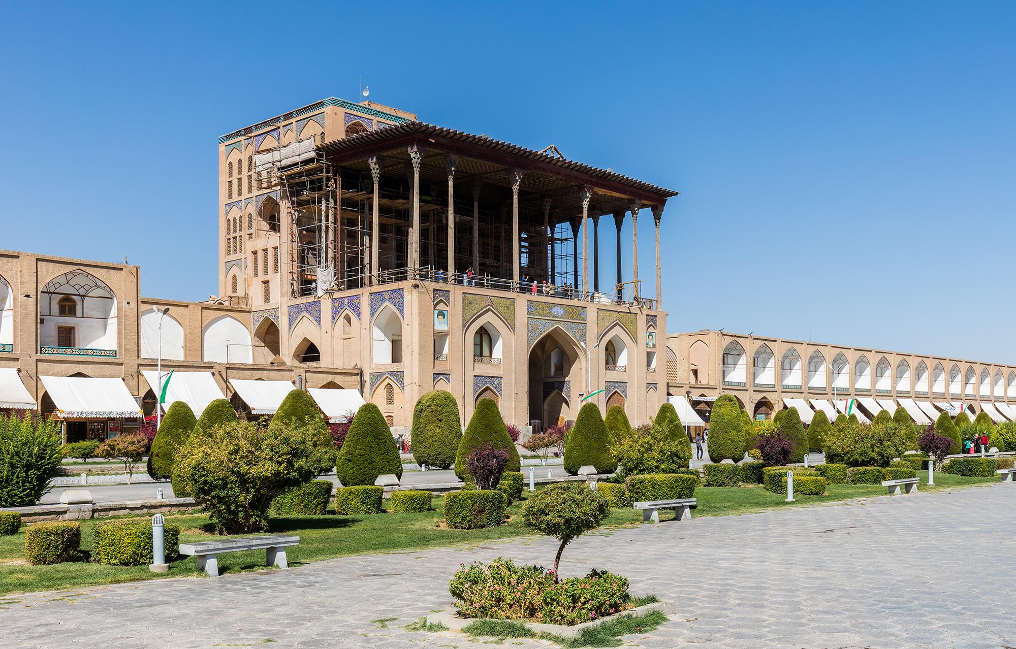 Aali Qapo Palace in naghsh jahan